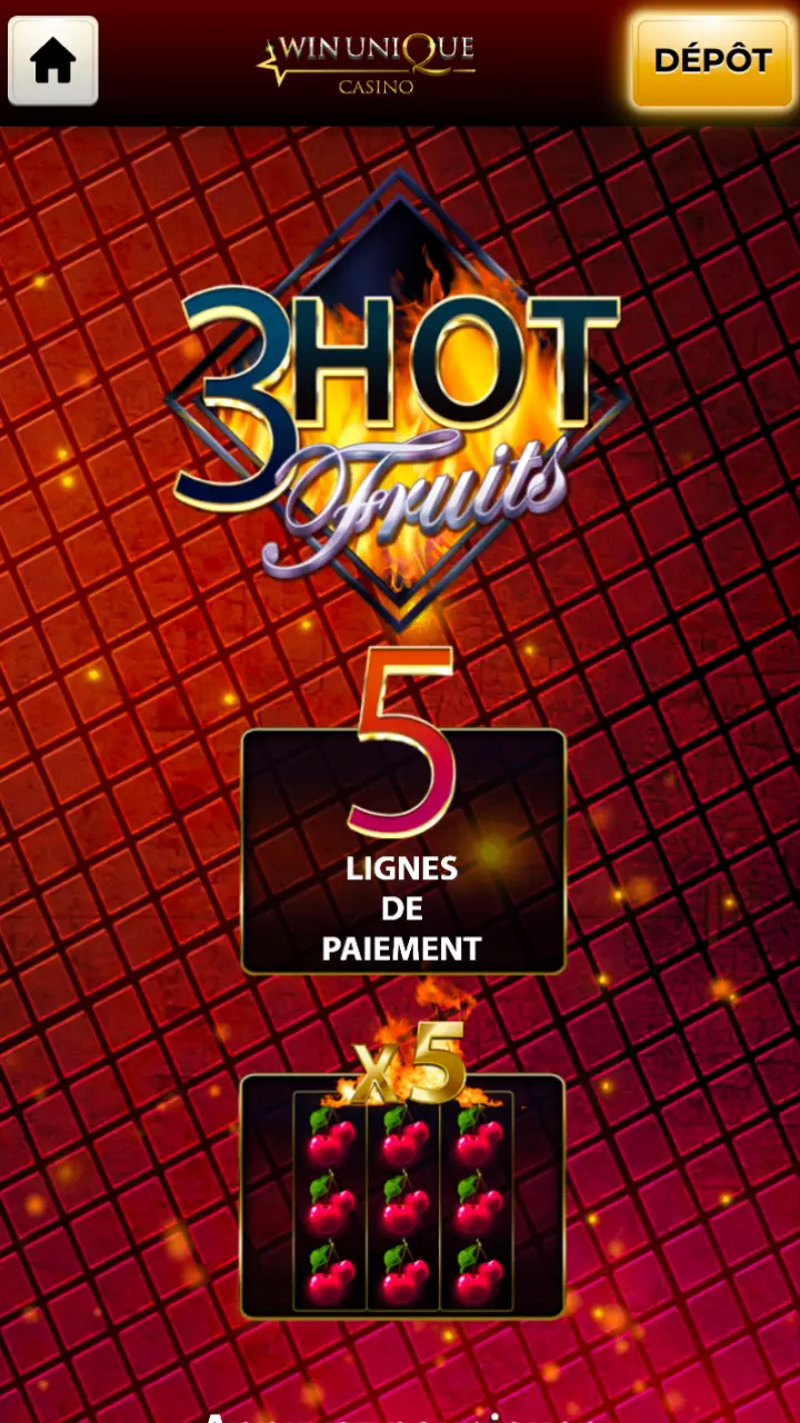 Commencez à jouer dès maintenant sur la plateforme officielle Unique Casino.