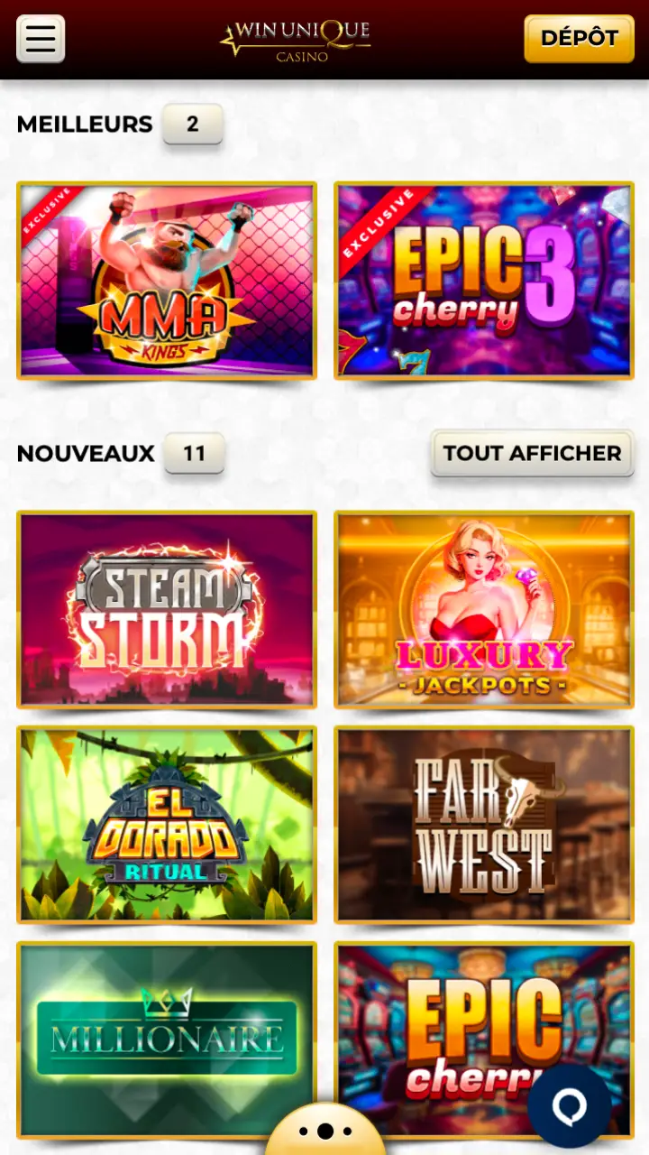 Finalisez la vérification complète de votre compte sur Unique Casino.