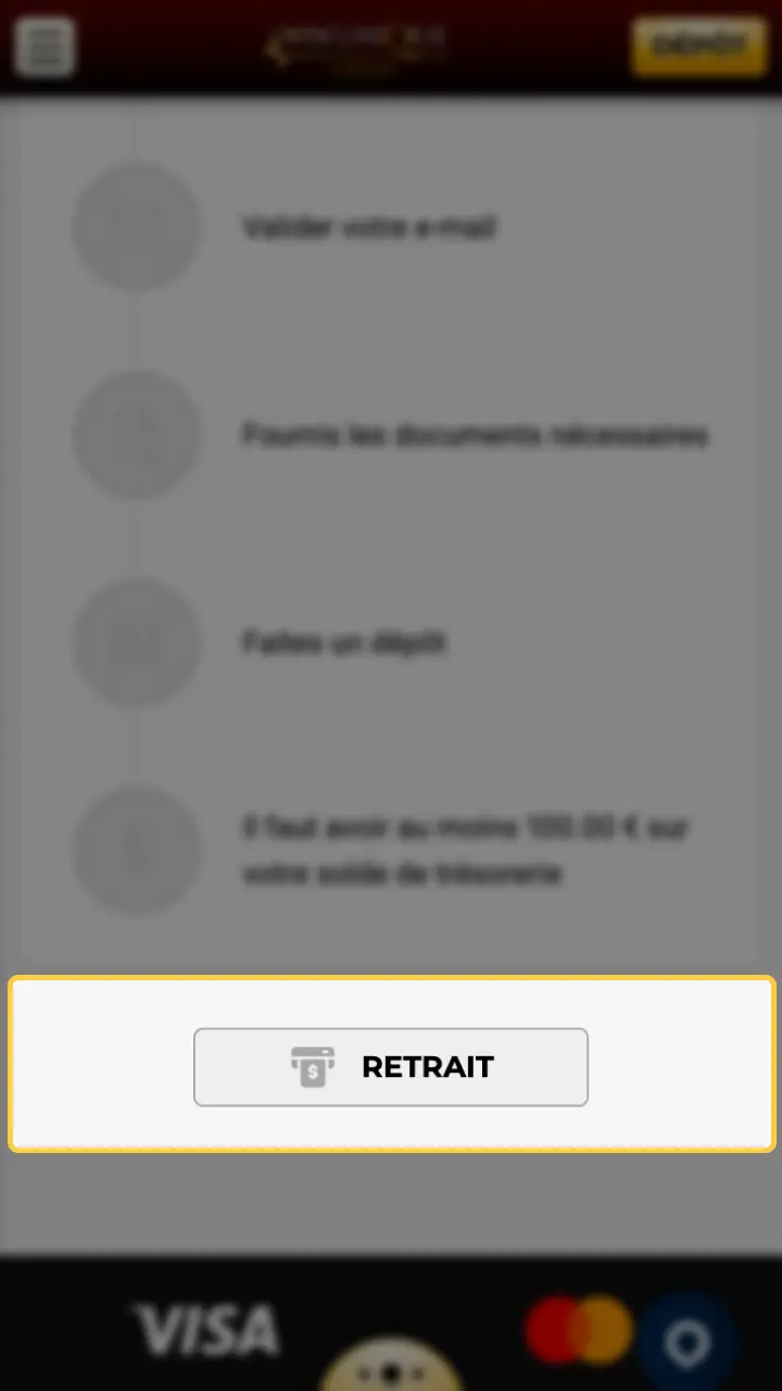 Choisissez la méthode de paiement adaptée pour votre retrait sur Unique Casino.